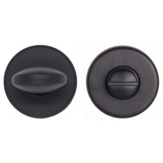Toiletgarnituur RVS mat-zwart 50mm