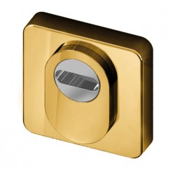 Veiligheidscilinderrozet vierkant Gold BIOV (UTB)