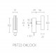 Draaikiep Piet Boon TWO PBT22-DKLOCK RVS/eiken