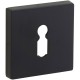 Sleutelrozet Bauhaus-Style verdekt mat zwart